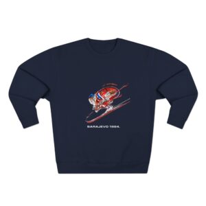 Sarajevo Olympics Unisex ‘84 Retro Crewneck